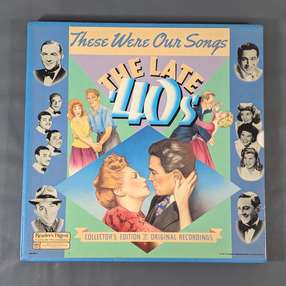 Reader's Digest These Were Our Songs The Late 40s 7 LP Vinyl Box Set 1987 RCA